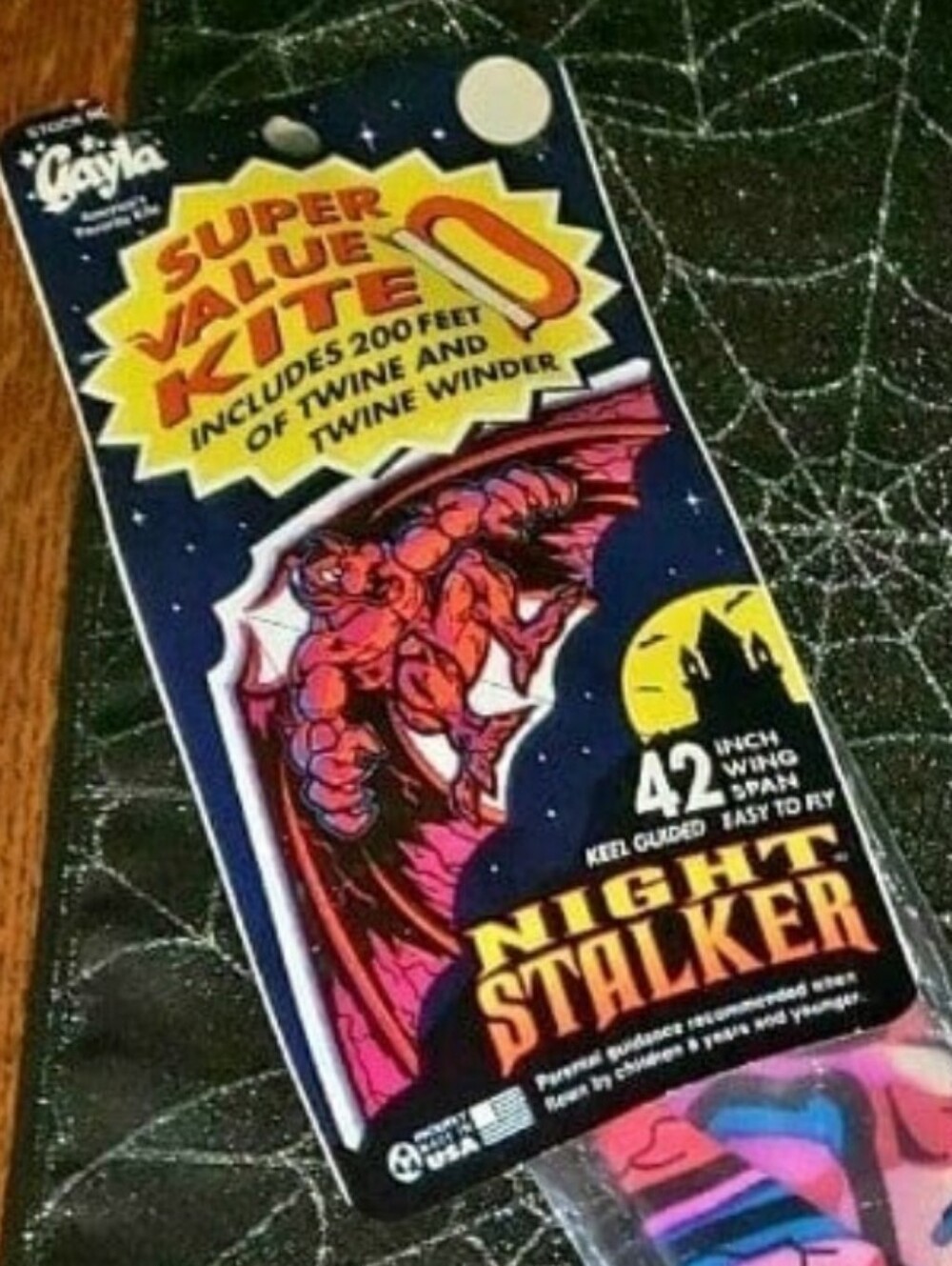 Rare Vintage Gayla "Night Stalker" Kite